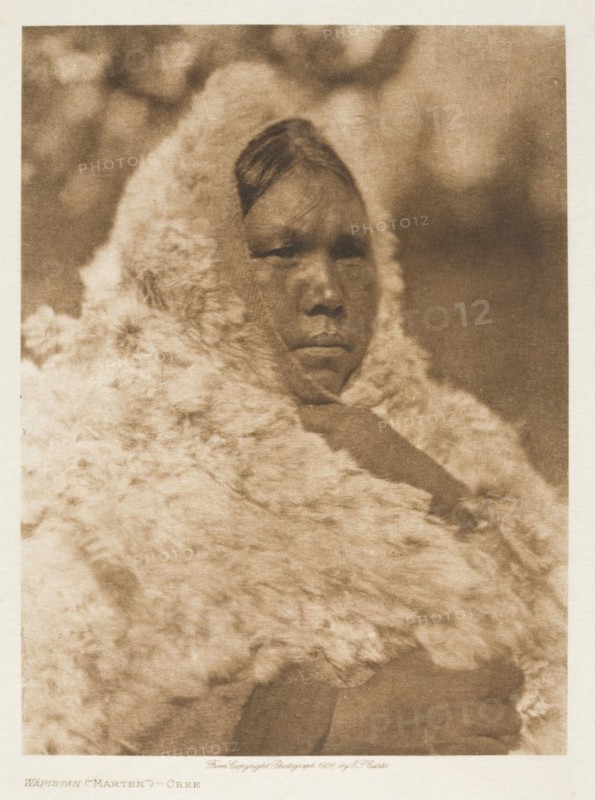 Wapistan ('Marten')-Cree, 1926. Creator: Edward Sheriff Curtis.