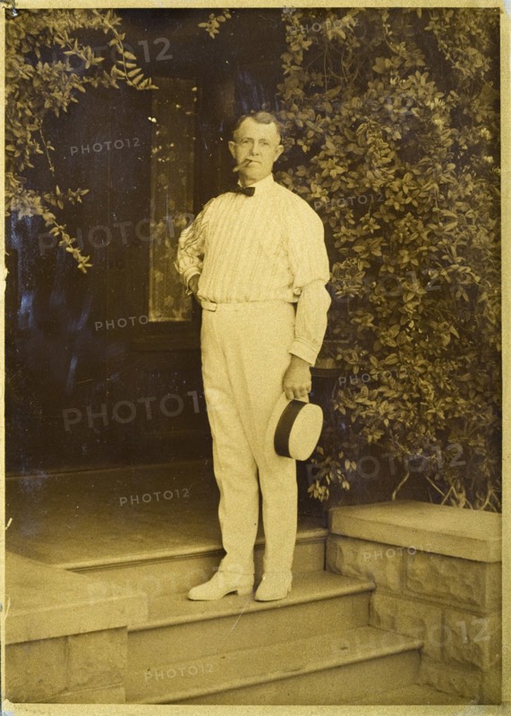 My Father. E. Curtis, inventor of Gold Tone Process, at Our Home In Seattle, 1880s, (1920s). Creator: Edward Sheriff Curtis.