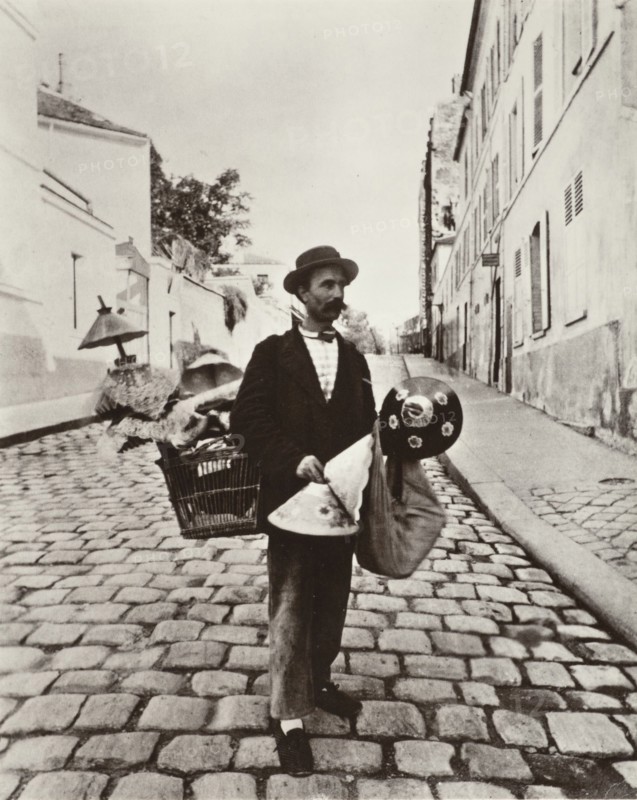 Marchand Abat-Jours, before 1927, publication 1956. Creator: Eugene Atget.