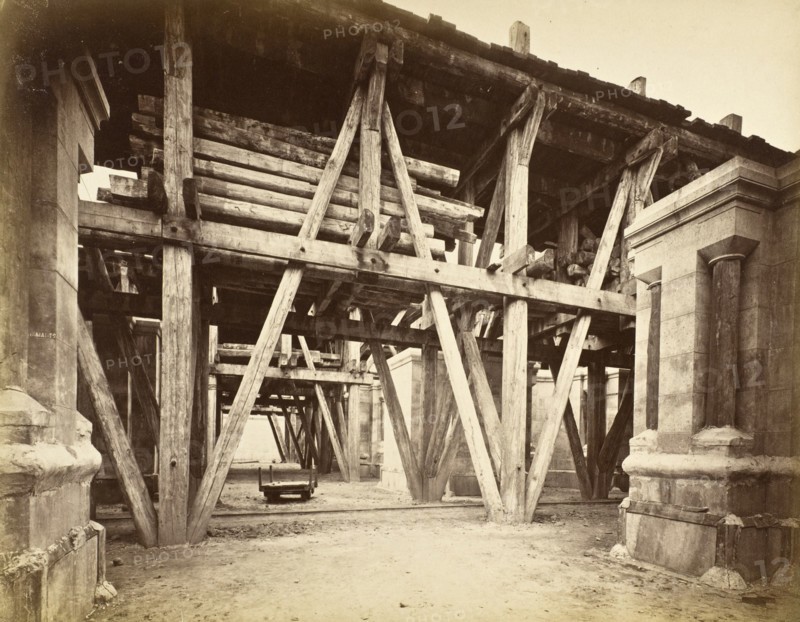 Foundations for Sacre-Coeur, c.1889. Creator: Louis-Emile Durandelle.