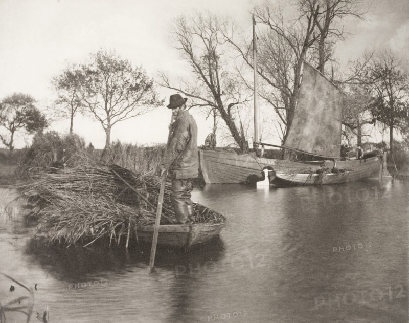 The Gladdon-Cutter's Return, 1886. Creator: Peter Henry Emerson.