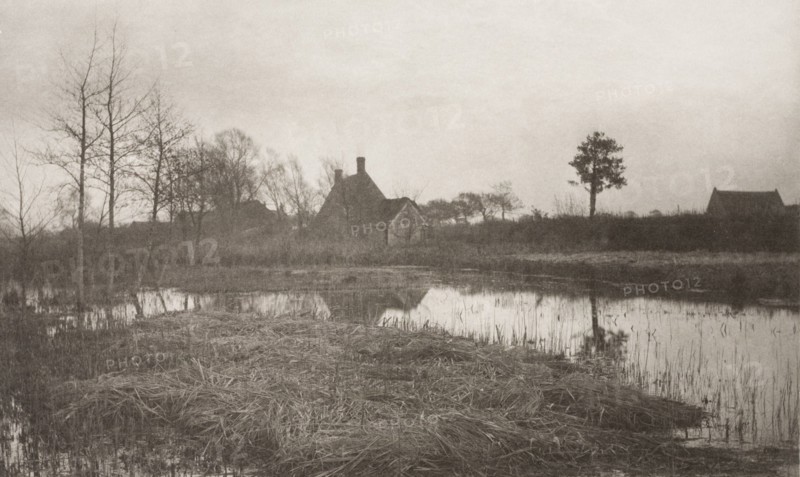 Evening, 1886. Creator: Peter Henry Emerson.