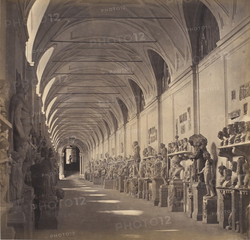 Interior Of Museum, Printed c.1860. Creator: Robert MacPherson.