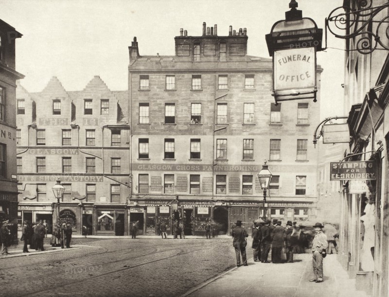 Bridgegate From Corner Of Market Street (#49), Printed 1900. Creator: Thomas Annan.