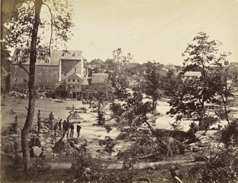 Johnson's Mill, Petersburg, VA., 1865. Creator: Tim O'Sullivan.