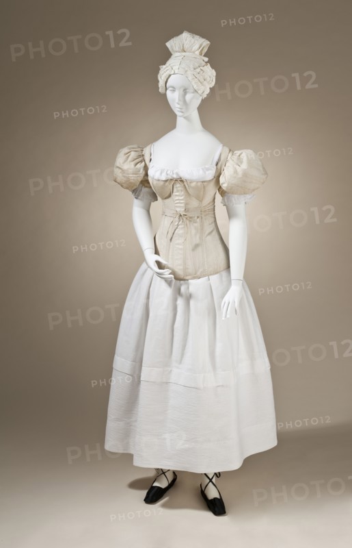 Pair of woman's sleeve plumpers, England, between 1830 and 1835. Creator: Unknown.