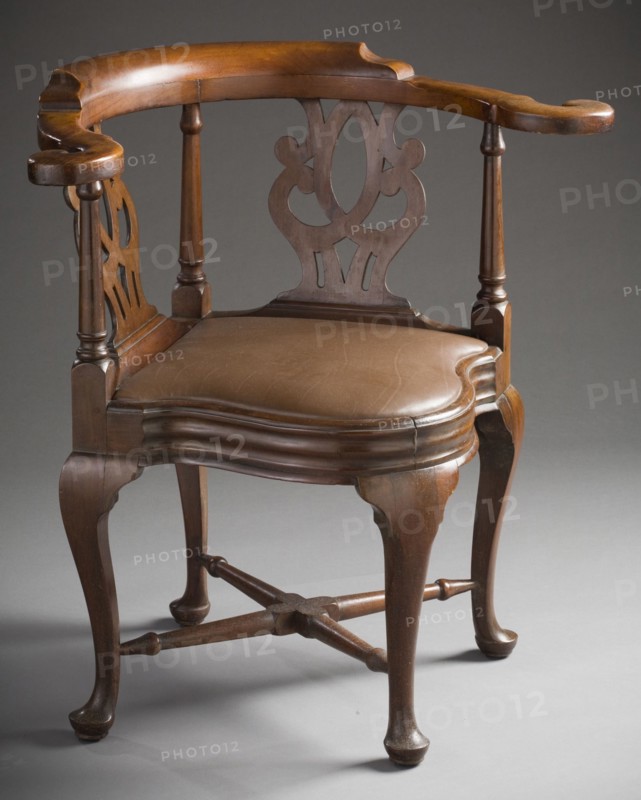 Roundabout Chair, between 1750 and 1770. Creator: Unknown.