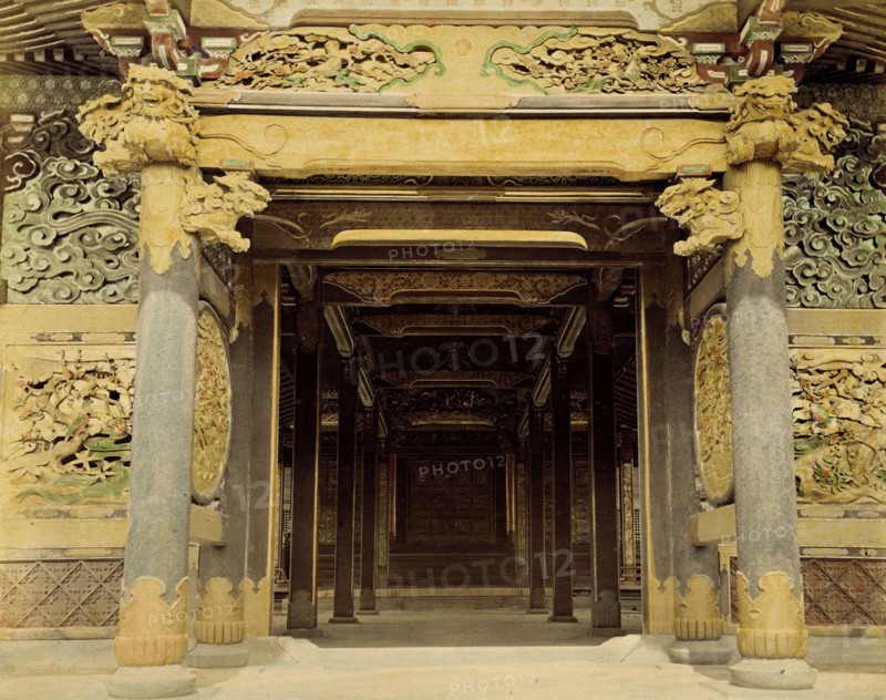 Inside Temple, 1865. Creator: Unknown.