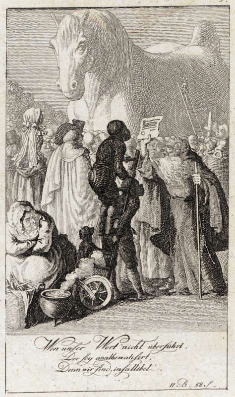 Blumauer's 'Aeneide', 1789. Creator: Daniel Nikolaus Chodowiecki.