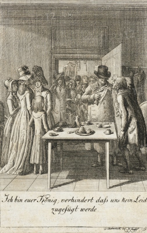 Illustration for the 'Historic, Genealogical Almanac for the Year 1793', c1784. Creator: Daniel Nikolaus Chodowiecki.