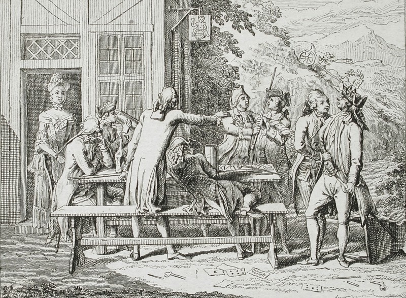 Illustration for Basedow's 'Elementary Work', 1770. Creator: Daniel Nikolaus Chodowiecki.