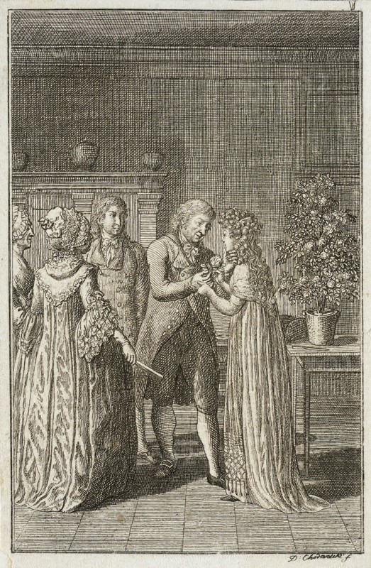 Illustration for 'Becker's Almanac for 1800', c1800. Creator: Daniel Nikolaus Chodowiecki.