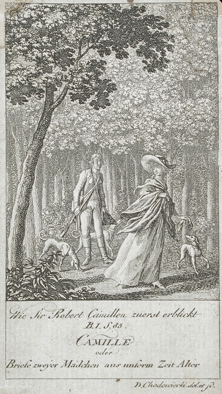 Title Page for 'Camille', 1787. Creator: Daniel Nikolaus Chodowiecki.
