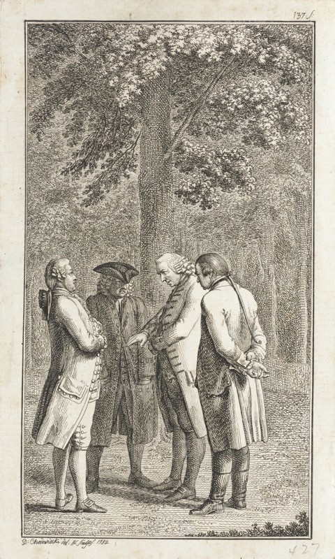 Title page to Eberhard's 'Amyntor, a Story in Correspondence', 1782. Creator: Daniel Nikolaus Chodowiecki.