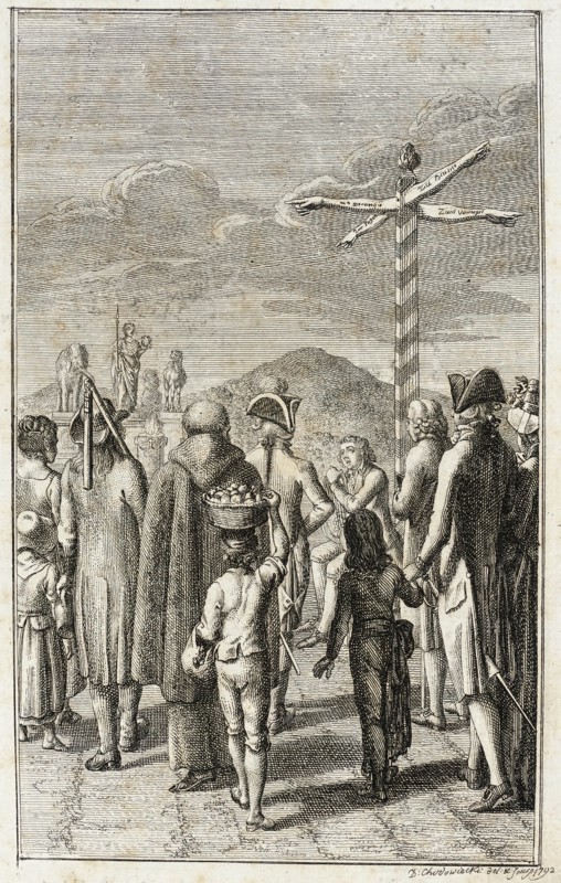 Title Page for Wiesiger's 'Poems', 1792. Creator: Daniel Nikolaus Chodowiecki.