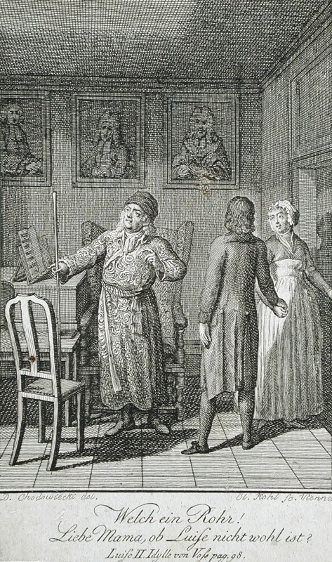 Illustration for 'Becker's Almanac for 1798', c1798. Creator: Daniel Nikolaus Chodowiecki.