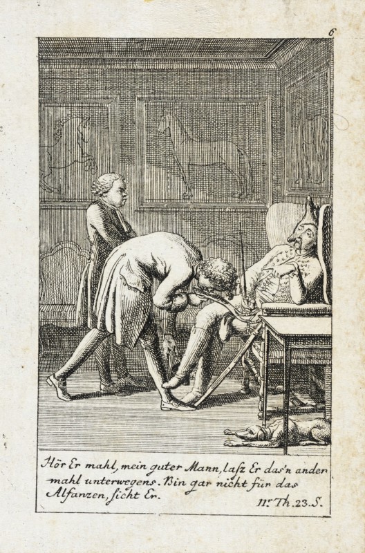 Plate 6 for J.G. Muller's 'Siegfried von Lindenberg', 1783. Creator: Daniel Nikolaus Chodowiecki.