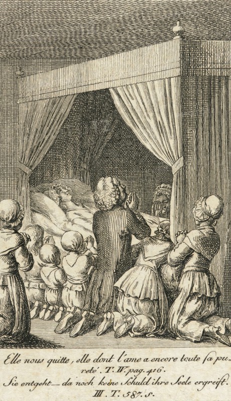 Cecilia or the Story of a Rich Orphan, 1787. Creator: Daniel Nikolaus Chodowiecki.