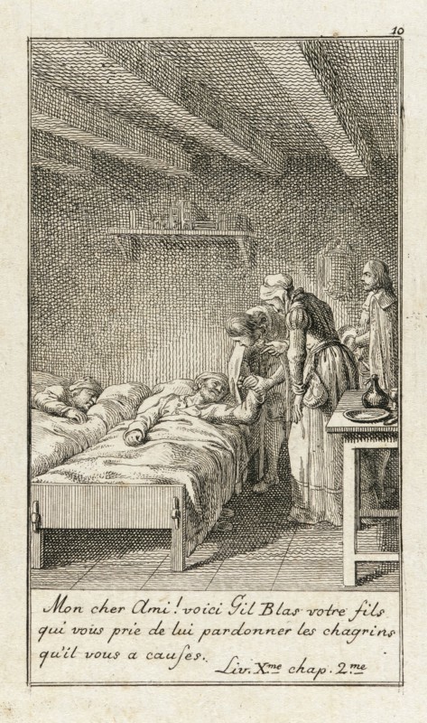 Illustration for Le Sage's 'Gil Blas', 1783. Creator: Daniel Nikolaus Chodowiecki.