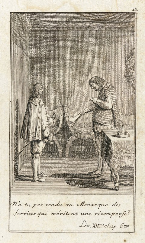 Illustration for Le Sage's 'Gil Blas', 1783. Creator: Daniel Nikolaus Chodowiecki.