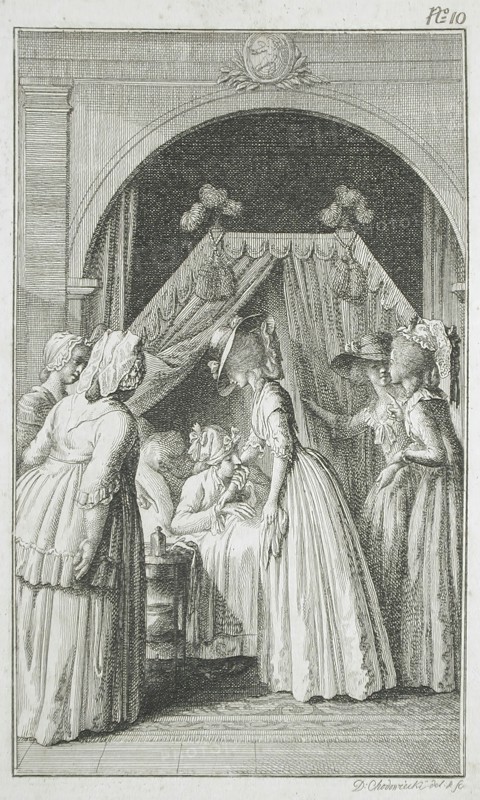 Illustration for Richardson's 'Clarissa', 1785. Creator: Daniel Nikolaus Chodowiecki.