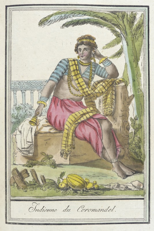 Costumes de Différents Pays, 'Indienne du Coromandel', c1797. Creators: Jacques Grasset de Saint-Sauveur, LF Labrousse.