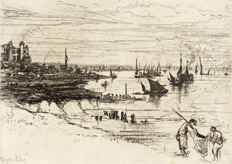 The Inn, Purfleet, 1869. Creator: Francis Seymour Haden.