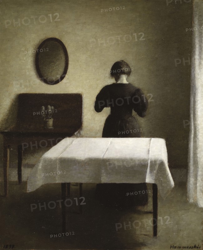 Interior, 1898. Creator: Vilhelm Hammershoi.