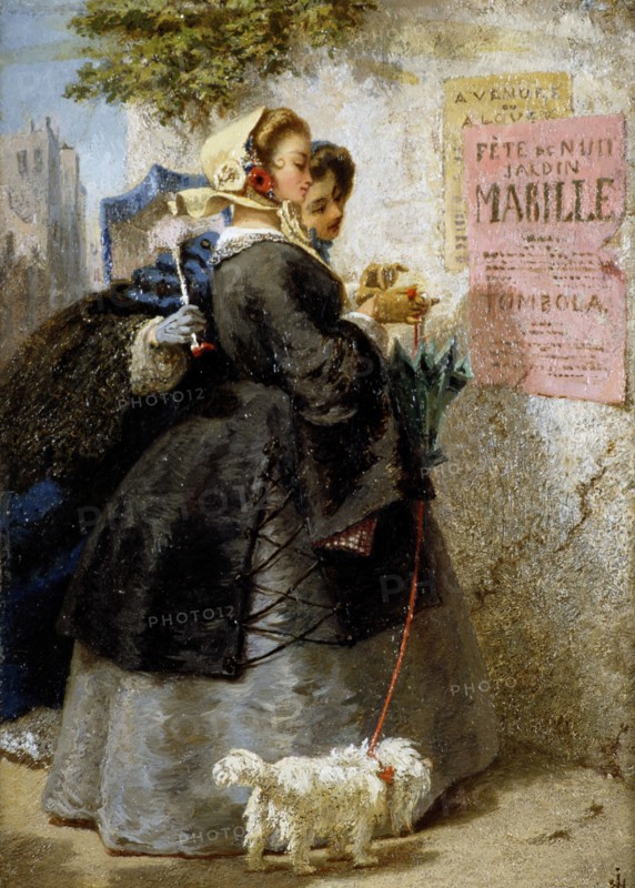 The Poster, mid-19th century. Creator: Johan Fredrik Hockert.