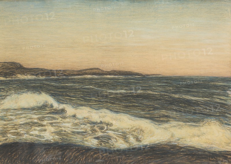 Seashore and Ground-Swell, late 19th-early 20th century. Creator: Karl Nordström.