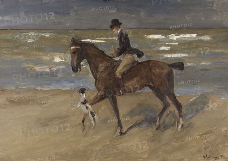 Rider on the Beach, 1911. Creator: Max Liebermann.