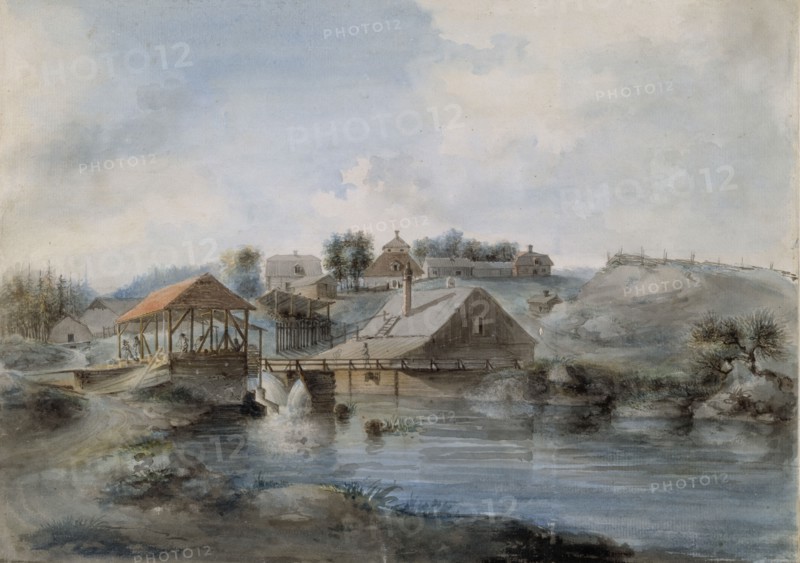 View from the Bernshammar Sawmill, 1793. Creator: Pehr Nordquist.