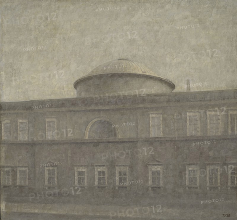 The Royal Palace Church in Copenhagen, 1910. Creator: Vilhelm Hammershoi.