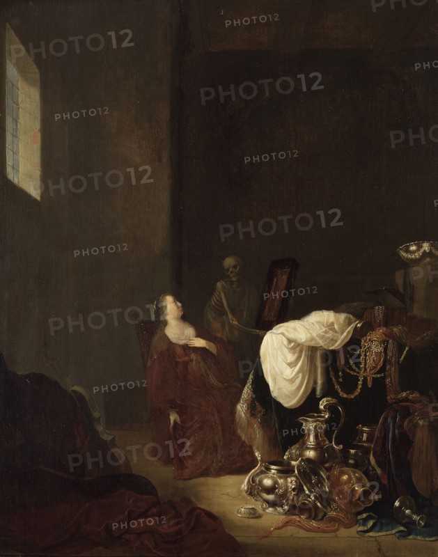 Vanitas Allegory, mid-17th century. Creator: Willem de Poorter.