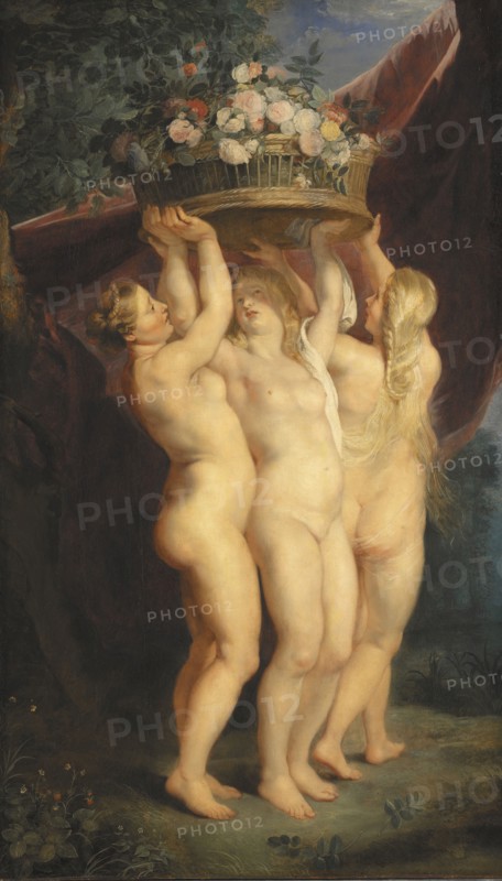 The Three Graces, c1620-1625. Creator: Workshop of Peter Paul Rubens.