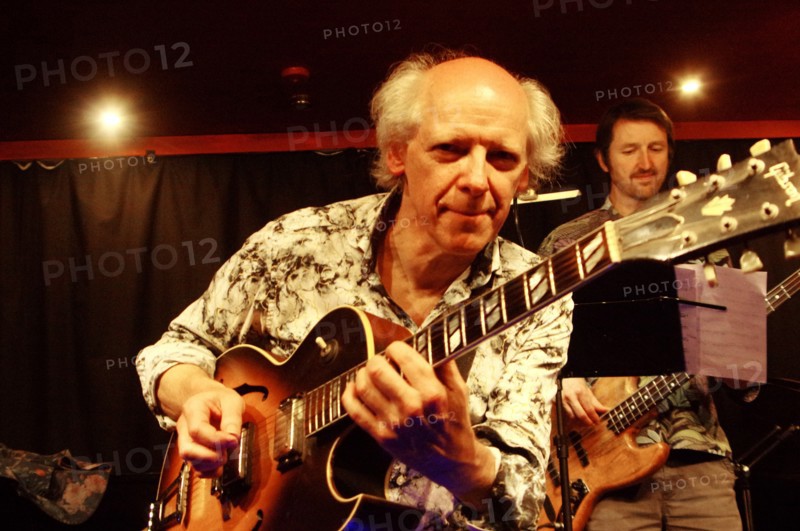Peter Oxley, Oxley-Meier Guitar Project, Verdict Jazz Club, Brighton, East Sussex, May 2023. Creator: Brian O'Connor.