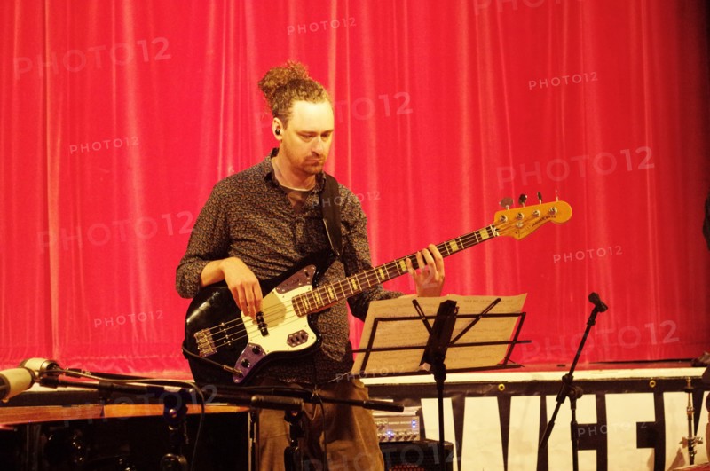 Paul Michael, Byron Wallen 4 Corners, Battle Jazz Festival, Battle, East Sussex, July 2023. Creator: Brian O'Connor.