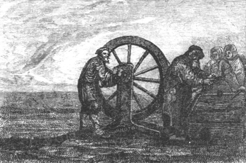 'Russian Knife-Grinder in Esthonia; The Baltic Provinces of Russia',1875. Creator: Unknown.