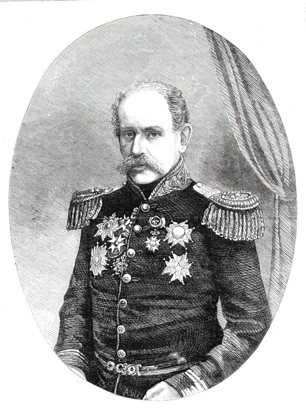 Count Gyldenstolpe, Grand Marshal of Sweden, 1860. Creator: Unknown.
