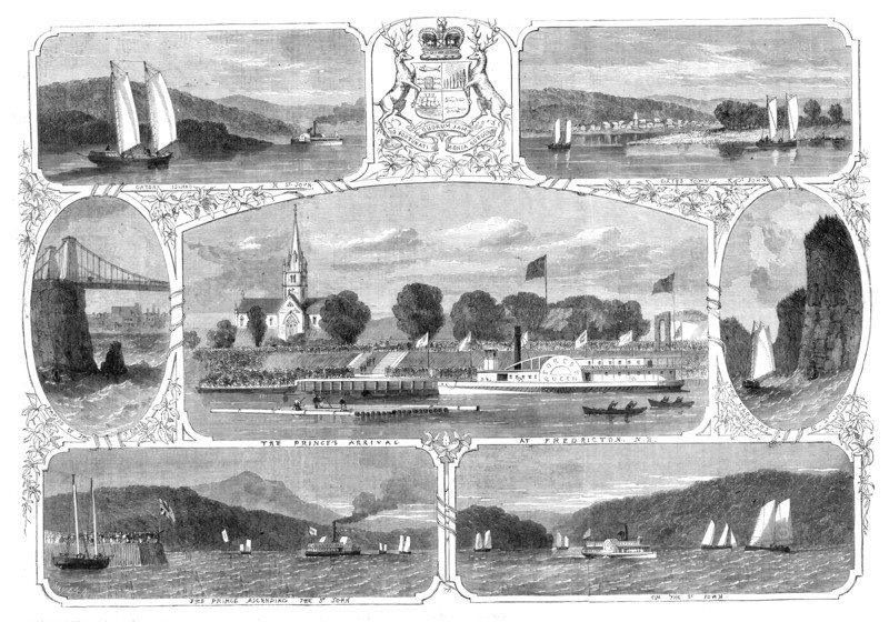 The Prince of Wales in Canada, 1860. Creator: Smyth.