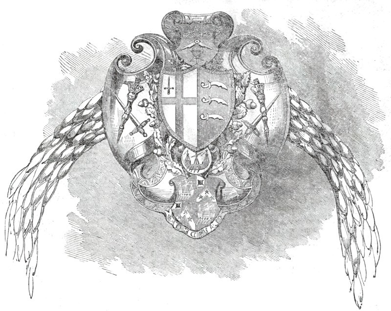 Mr. Lusk's Shrieval Badge and Chain, 1860. Creator: Unknown.