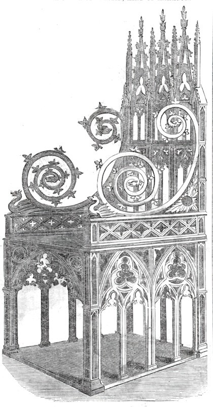 Triumphal Chair of Martin, King of Arragon, 1860. Creator: Unknown.