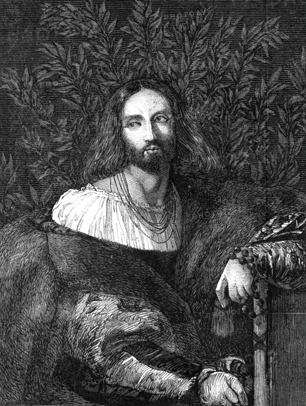 The Beaucousin Collection at the National Gallery - "Ariosto" by Titian, 1860. Creator: Unknown.