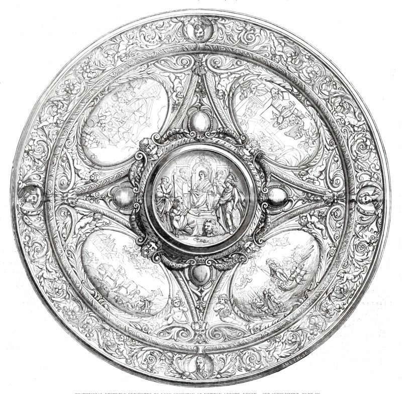 Testimonial recently presented to Lord Churston at Newton Abbott, Devon, 1860. Creator: Smyth.