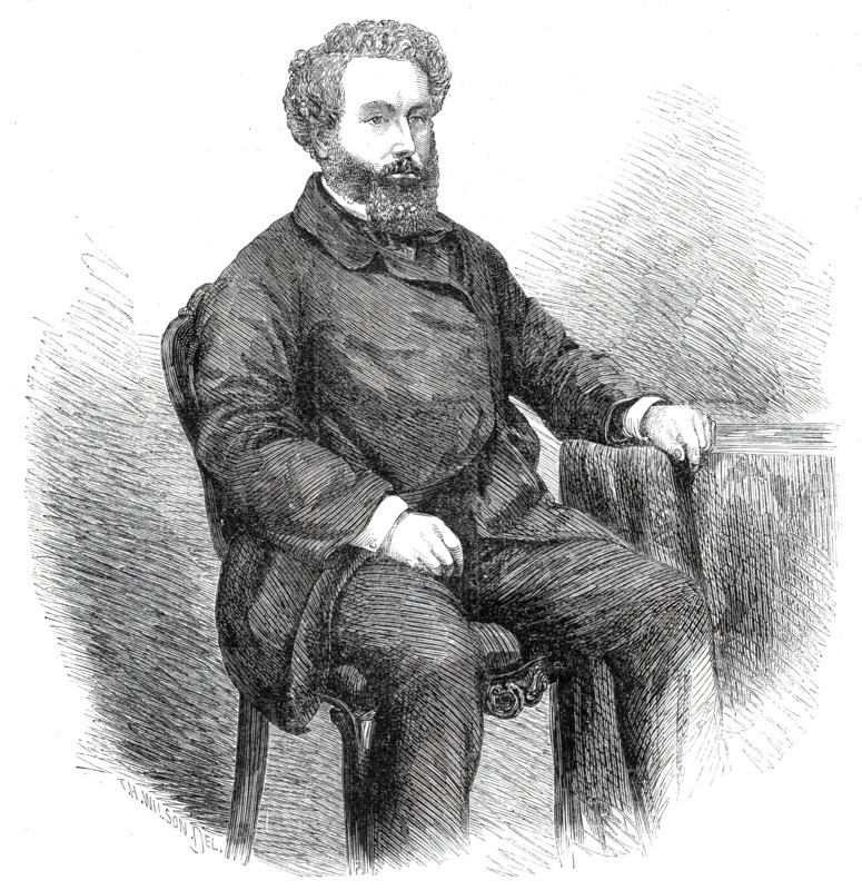 Mr. James Hodges, the builder of the Victoria Bridge over the St. Lawrence, 1860. Creator: Unknown.