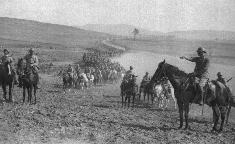 'Notre offensive en Macedoine; Au combat de Boresnitza, le 19 septembre 1916', 1916. Creator: Unknown.