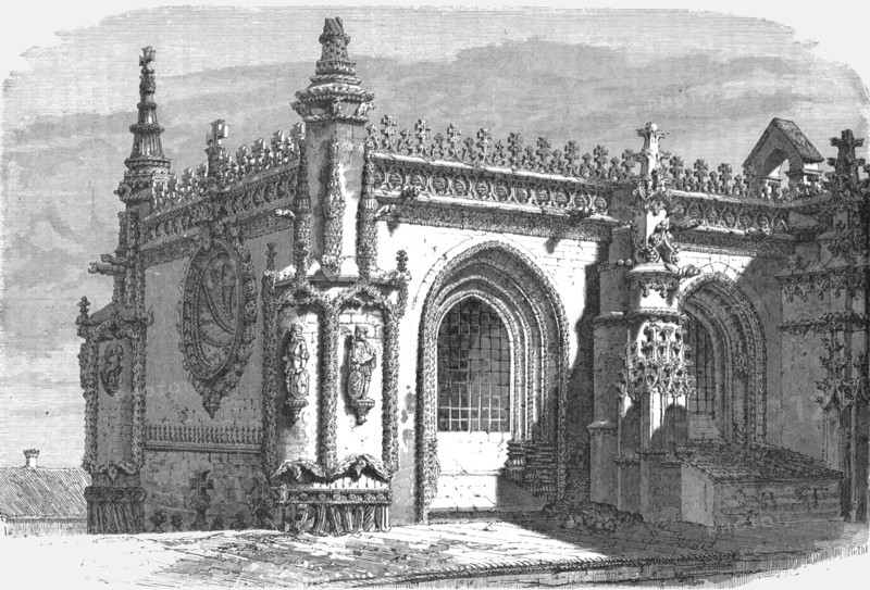 ''The Casa do Capitulo; Excursions near Lisbon', 1875. Creator: Unknown.