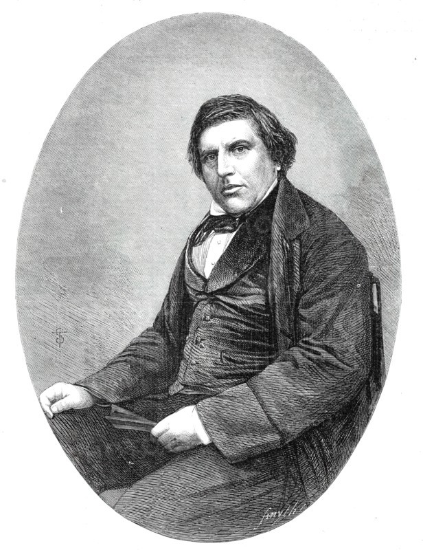 The late Mr. Herbert Ingram, M.P. for Boston - from a photograph by John Watkins, 1860. Creator: Smyth.