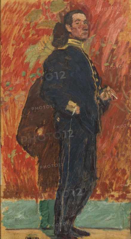 The Cadet. Portrait Study, 1918. Creator: Helmer Osslund.