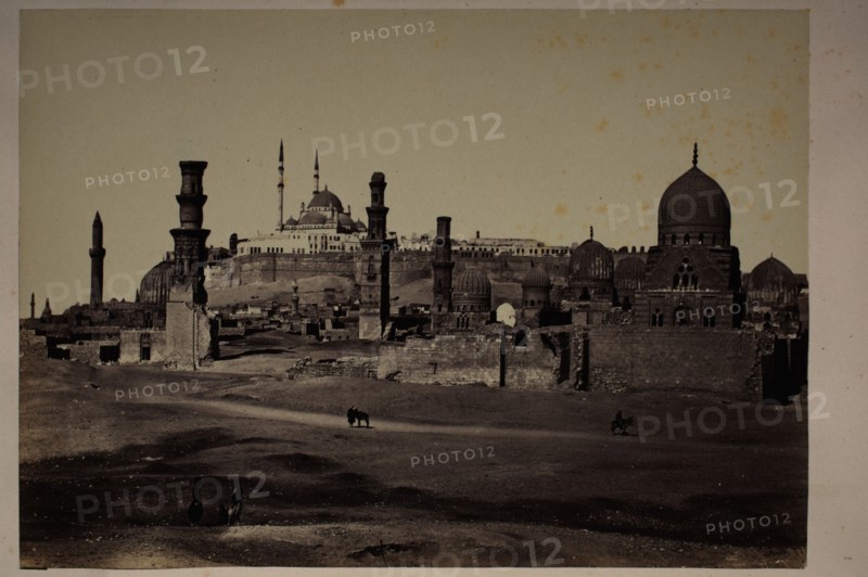 Tombs In Southern Cemetary, Cairo, Printed 1879. Creator: Francis Frith.